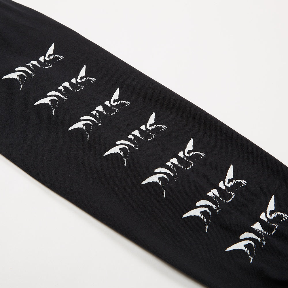 Deviluse L/STシャツ "BORN TO BE FREE L/S TEE" (Black)