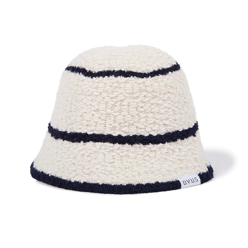 Deviluse ハット "LINE BUCKET HAT" (White)