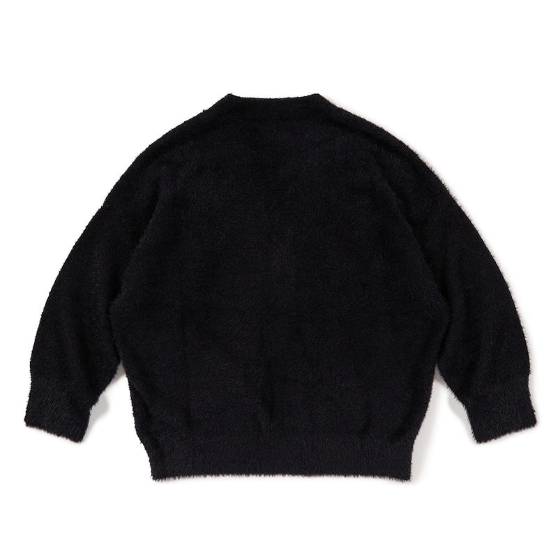 Deviluse カーディガン "MOHAIR CARDIGAN" (Black)
