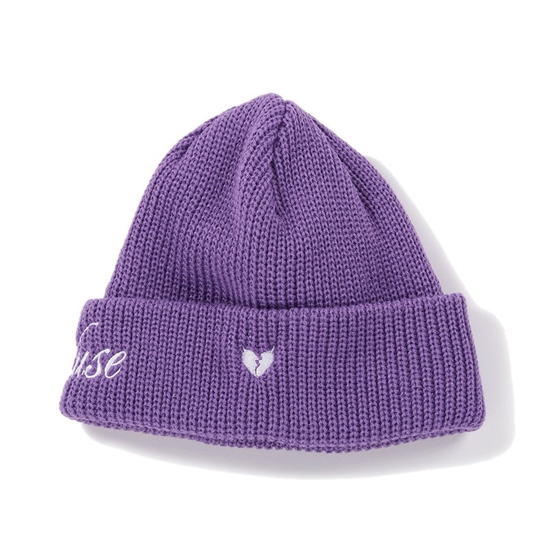 Deviluse ビーニー "SCRIPT BEANIE" (Purple)