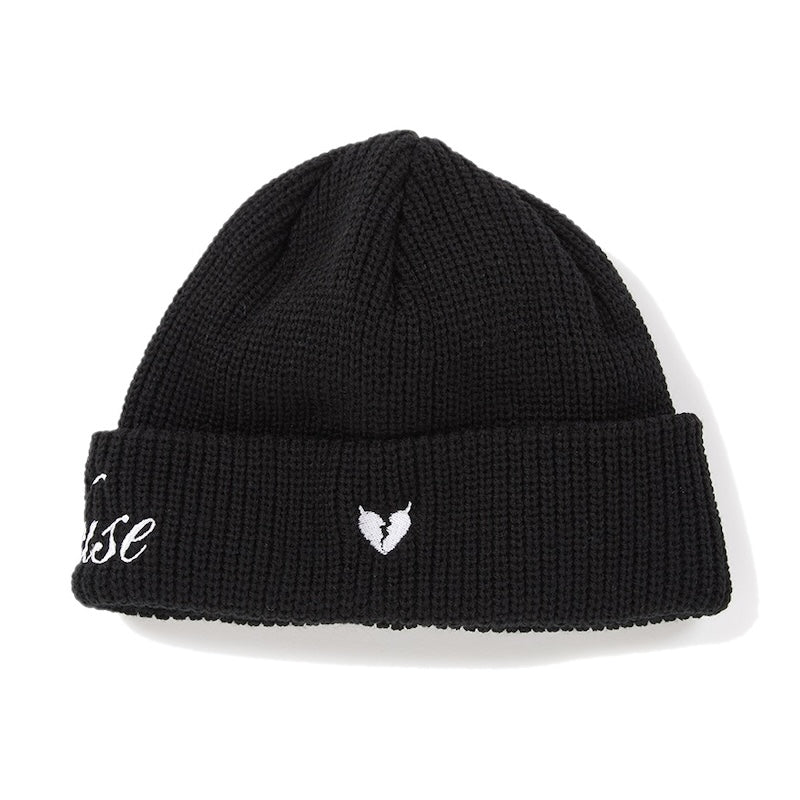 Deviluse ビーニー "SCRIPT BEANIE" (Black)