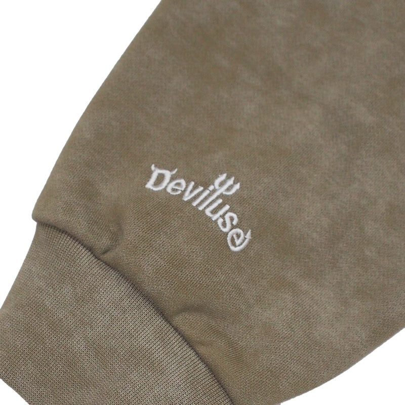 Deviluse クルースウェット "BLANK LOGO CREWNECK SWEAT" (Olive)