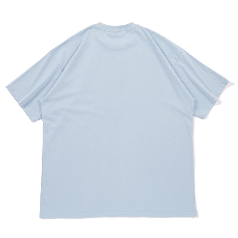 Deviluse Tシャツ "FOAMING LOGO TEE" (Stone Blue)