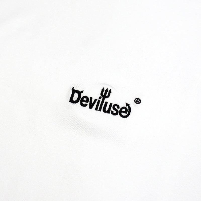 Deviluse Tシャツ "SMALL LOGO UTILITY TEE" (White)