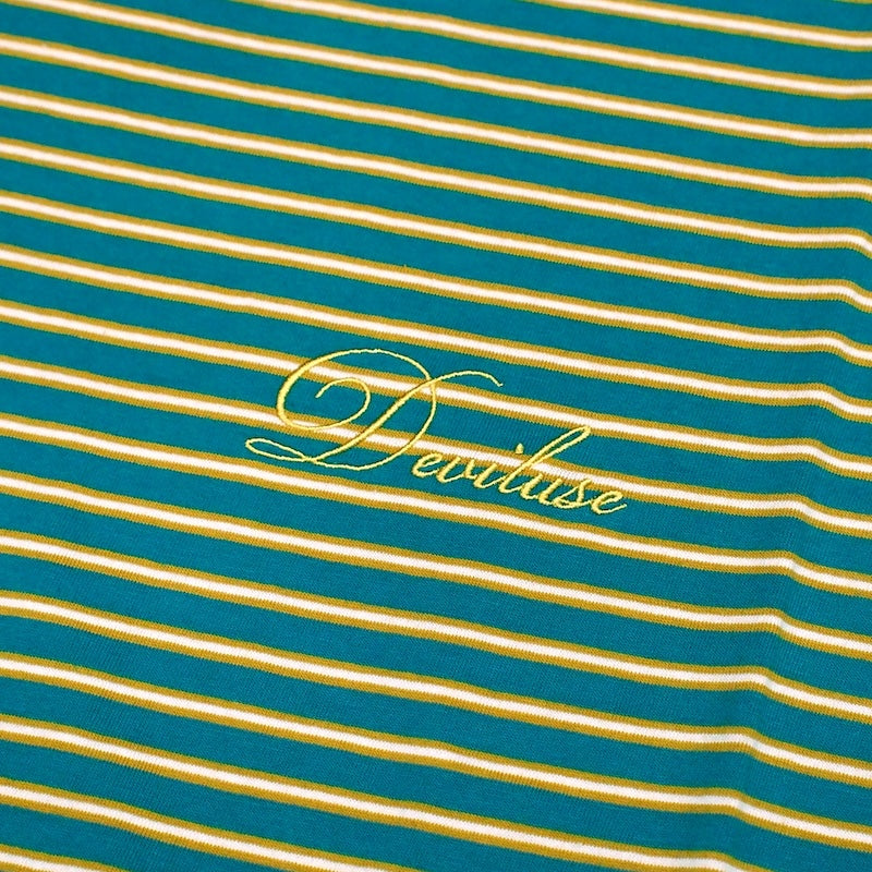 Deviluse Tシャツ "BORDER TEE" (Green)