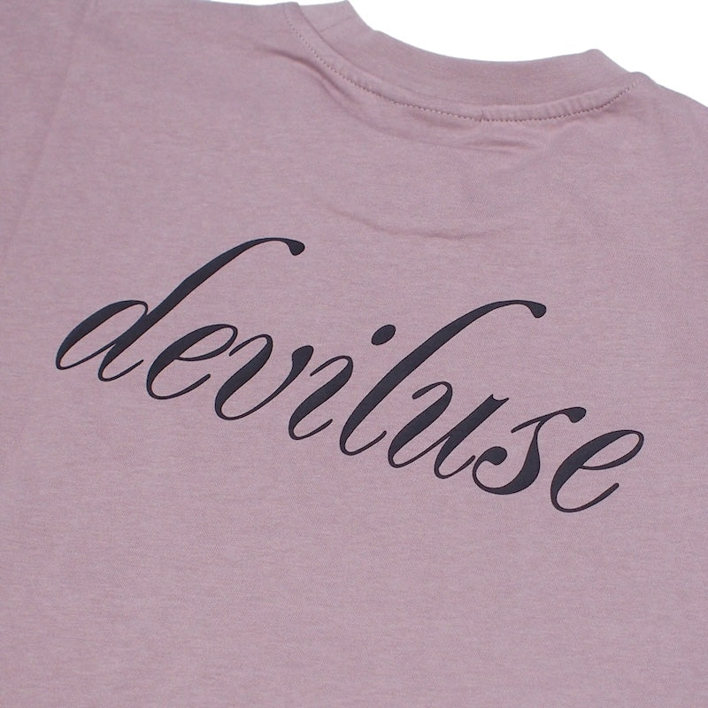 Deviluse Tシャツ "HEARTACHES TEE" (Plum)