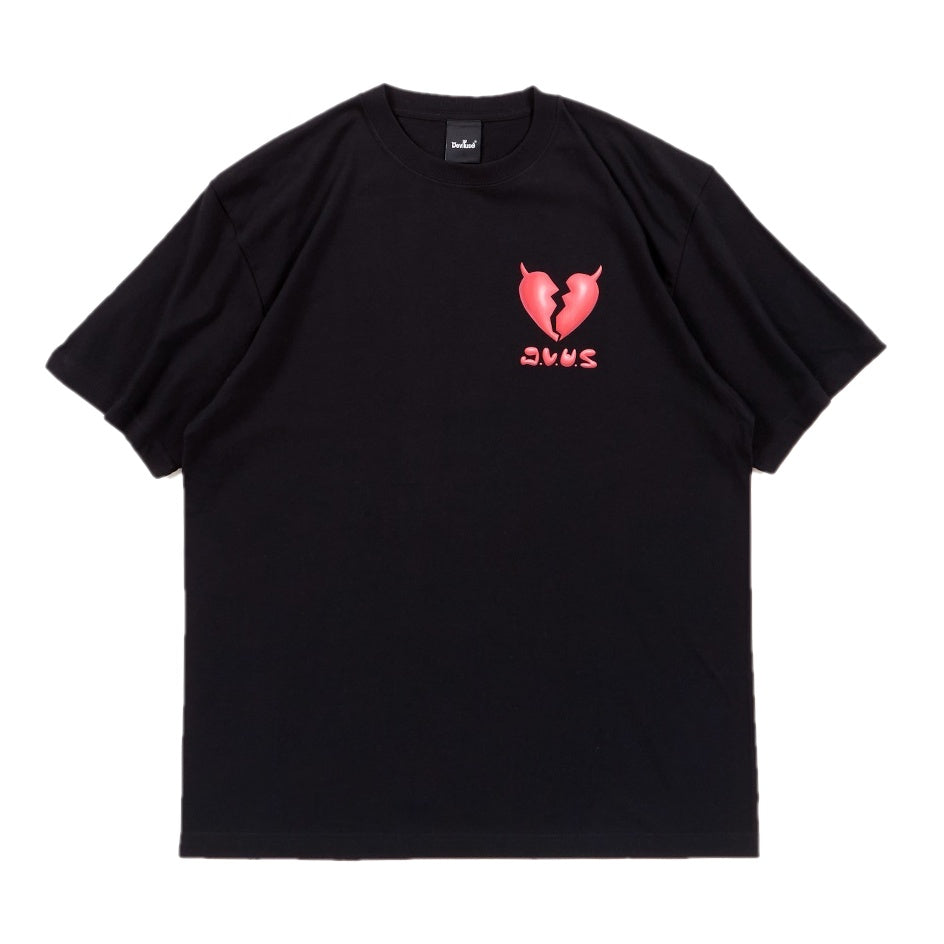 Deviluse Tシャツ "PLUMP HEART TEE" (Black)
