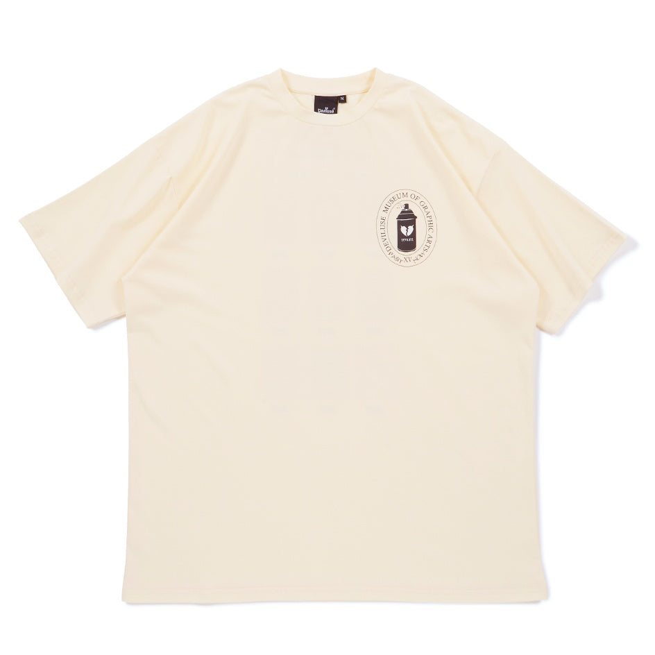 Deviluse Tシャツ "MUSEUM TEE" (Natural)