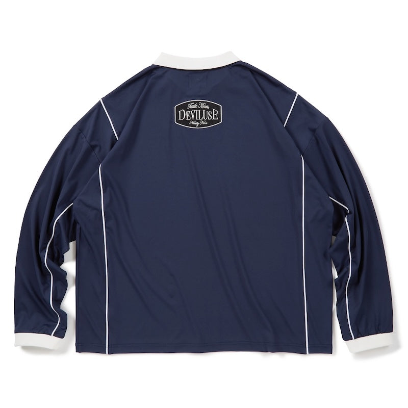Deviluse L/STシャツ "L/S GAME SHIRT" (Navy)