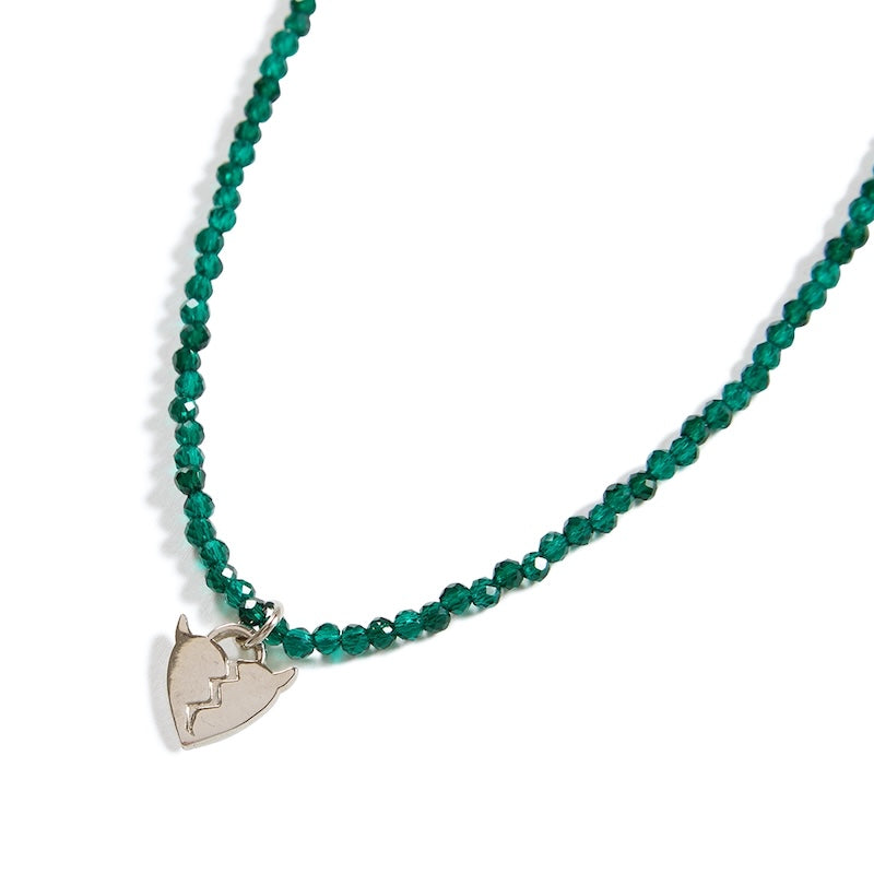 Deviluse ネックレス BEADS NECKLACE グリーン 商品画像 クローズアップ