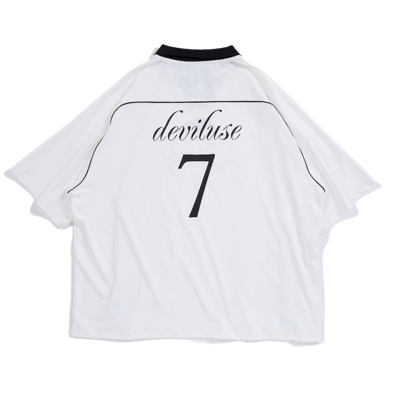 Deviluse Tシャツ LIVERTY GAME SHIRTS ホワイト 商品画像 背面