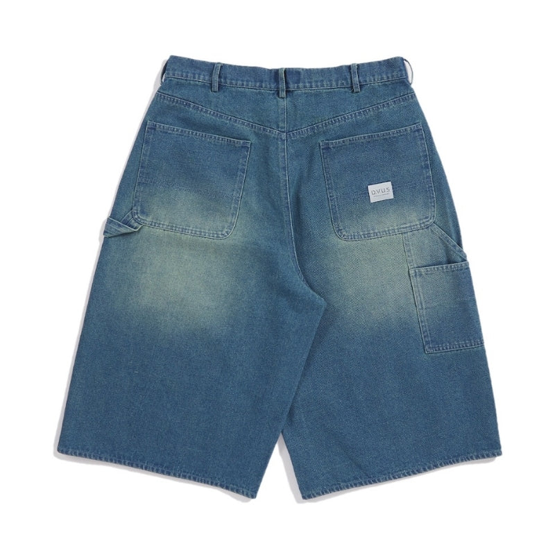 Deviluse ショーツ DENIM BUGGY SHORTS インディゴ 商品画像 背面