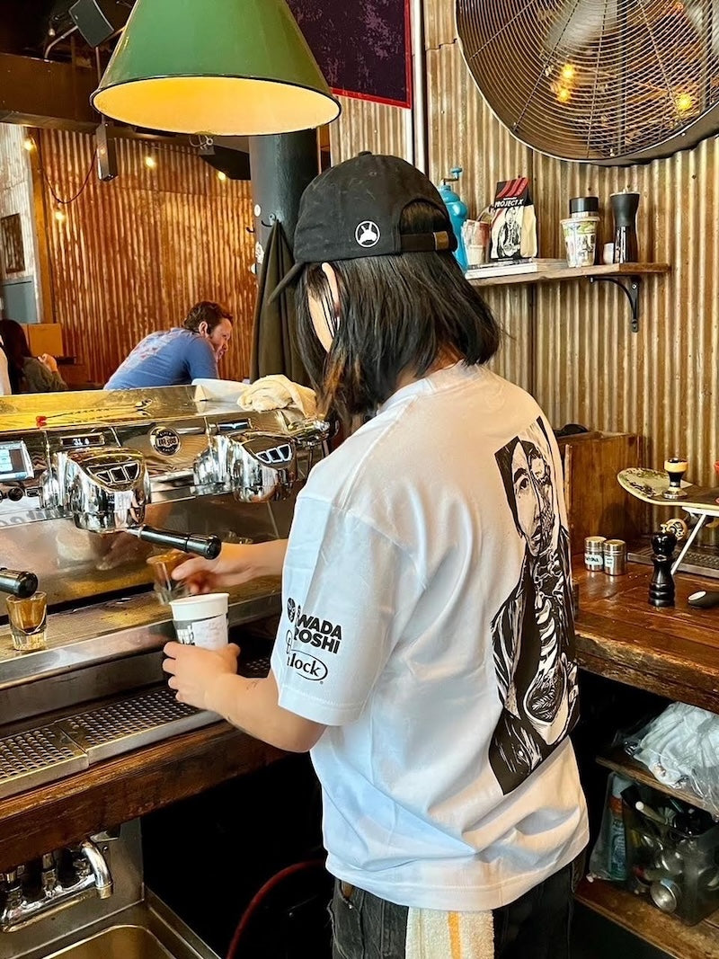 ★30%OFF★ Devilock Tシャツ "SAWADA HIROSHI x DEVILOCK コラボTEE" (White)