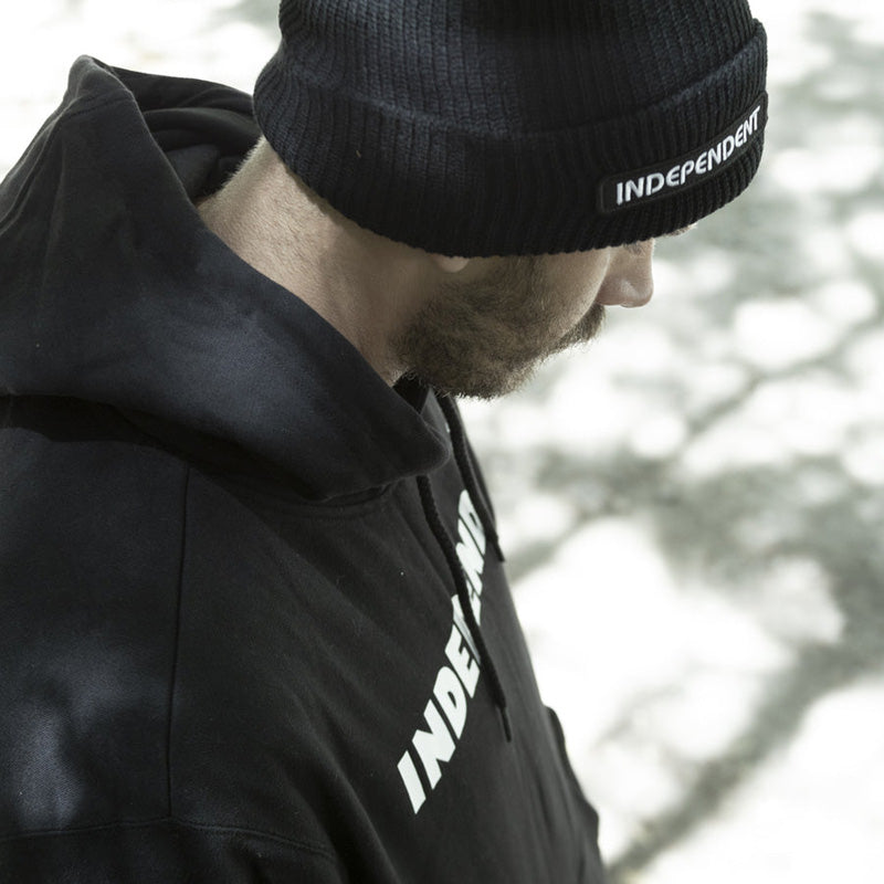 INDEPENDENT　ビーニー　"B/C GROUNDWORK BEANIE"　(Black)