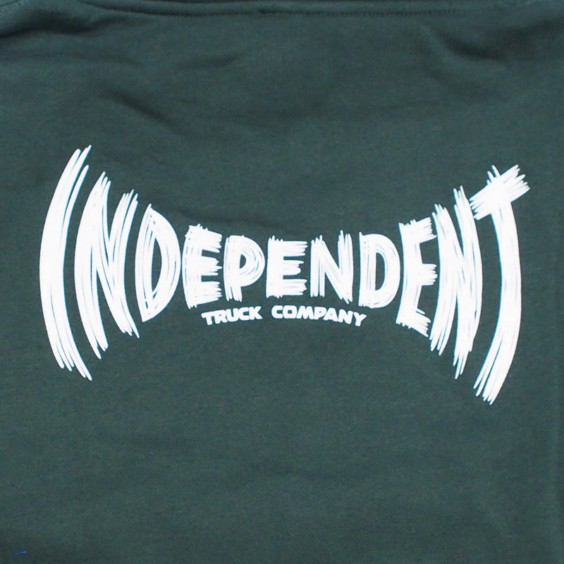 INDEPENDENT パーカー "CARVED SPAN PULLOVER HOODIE" (Alpine Green)