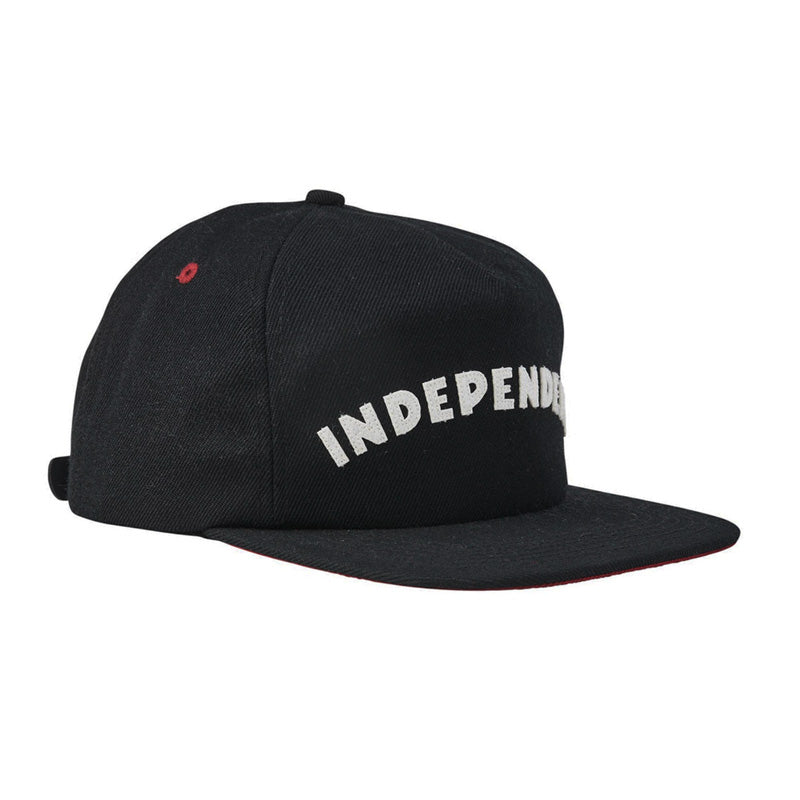 INDEPENDENT　キャップ　"BRIGADE STRAPBACK CAP"　(Black)