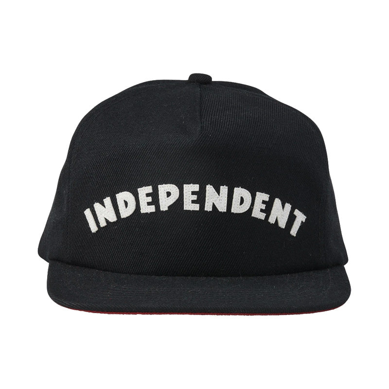 INDEPENDENT　キャップ　"BRIGADE STRAPBACK CAP"　(Black)