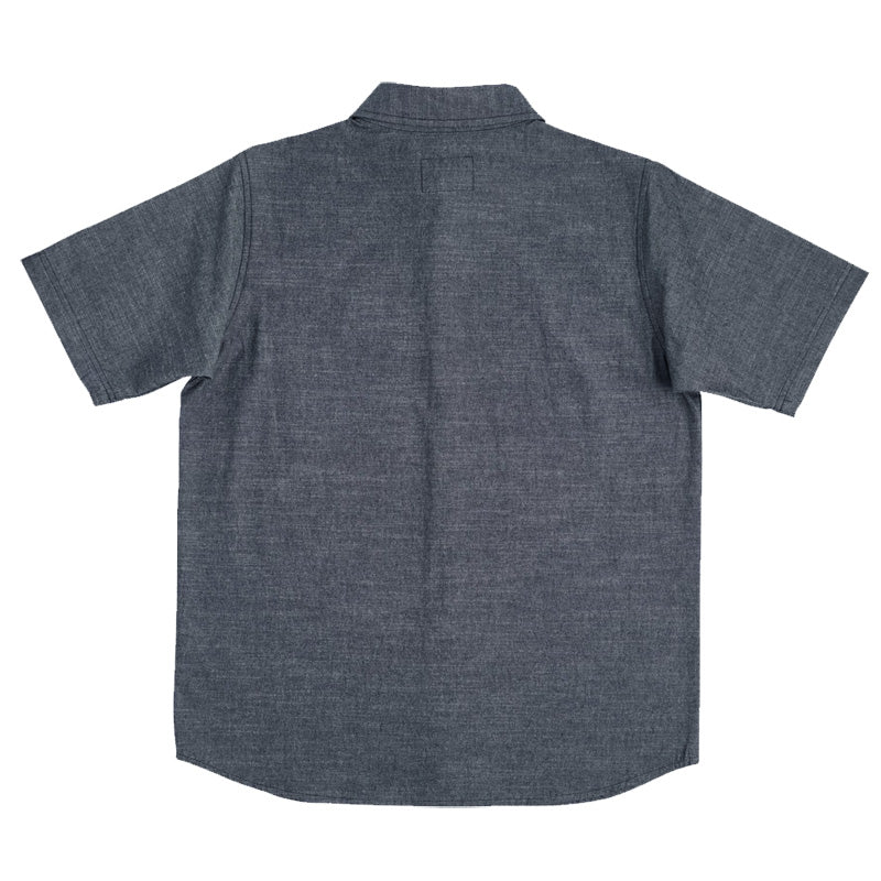 INDEPENDENT　S/Sシャツ　"GROUNDWORK WORK SHIRT"　(Black Chambray)