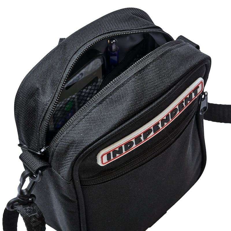 INDEPENDENT ミニショルダーバッグ "BAR LOGO SIDE BAG" (Black)