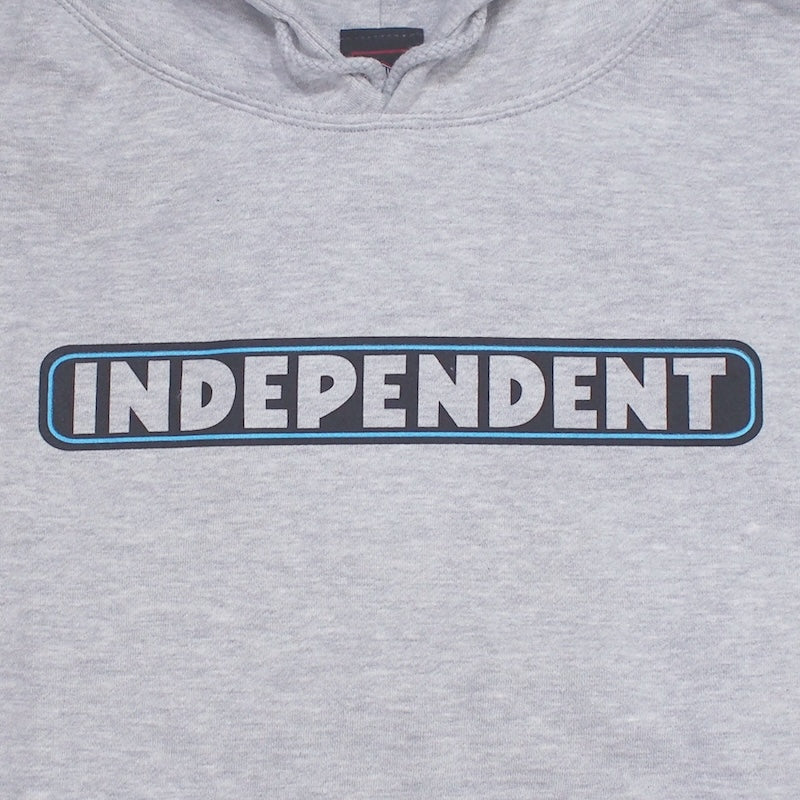 INDEPENDENT パーカー "BAR LOGO PULLOVER HOODIE" (Gray Heather)