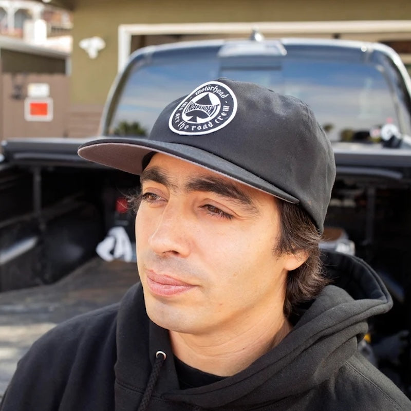 INDEPENDENT x MOTÖRHEAD キャップ "MOTÖRHEAD SPADE SNAPBACK CAP" (Black)