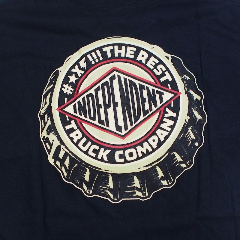 INDEPENDENT Tシャツ FTR CAP TEE ブラック 商品画像 バックプリント