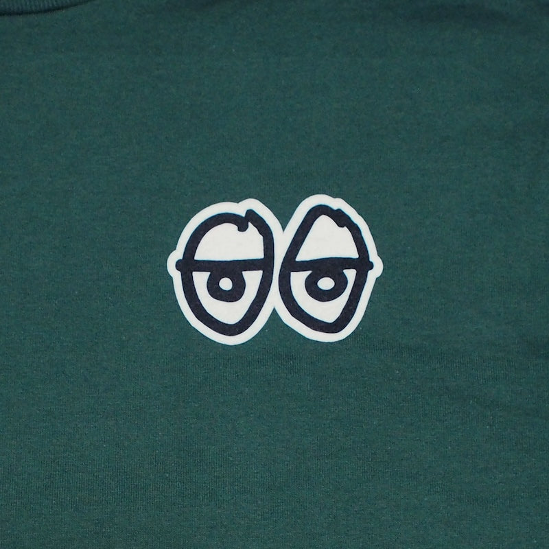 KROOKED Tシャツ "STRAIT EYES TEE" (Forest)