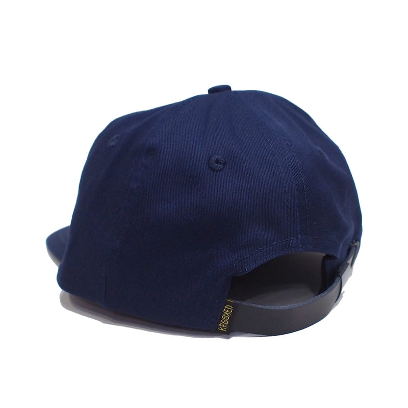 KROOKED キャップ "EYES STRAPBACK CAP" (Navy / Green)