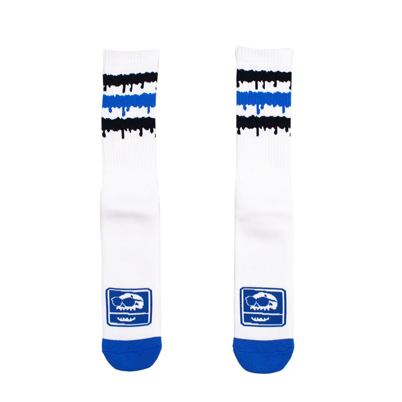 MxMxM　"MxMxM どろどろ HIGHSOX LONG"　(White / Blue)