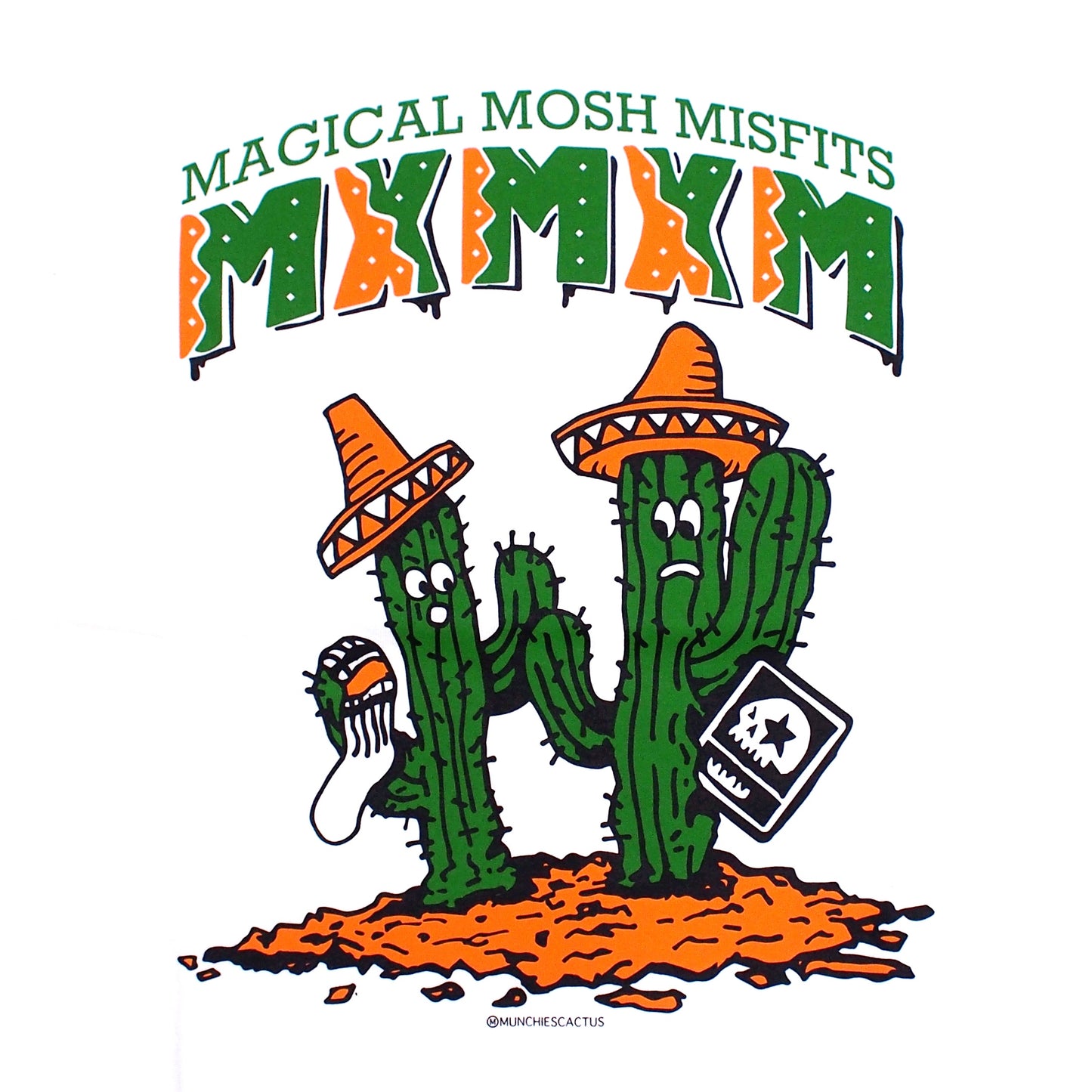 MxMxM "MUNCHIES SABOTEN TEE" (White)