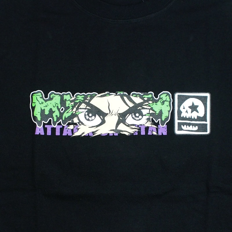 進撃の巨人 x MxMxM "MAGICAL MOSH EREN TEE" (Black)