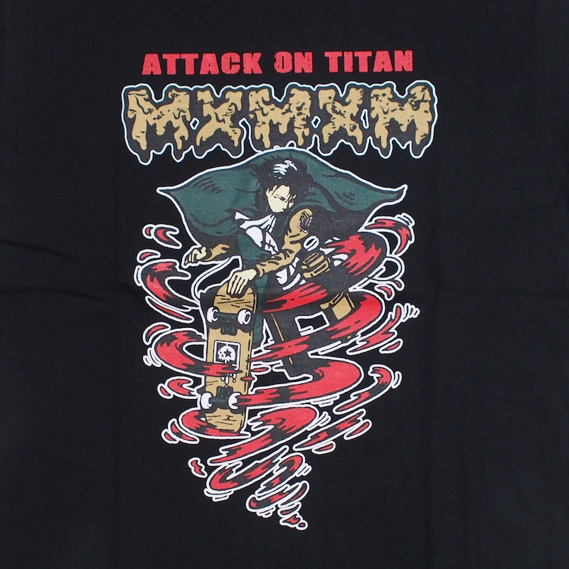進撃の巨人 x MxMxM "MAGICAL MOSH LEVI TEE" (Red)