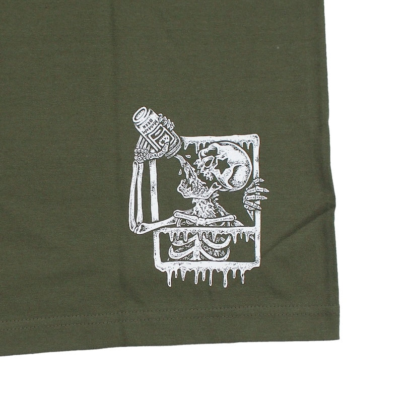 ★30%OFF★ MxMxM "MxMxM BEER SLAVE TEE" (Army Green)