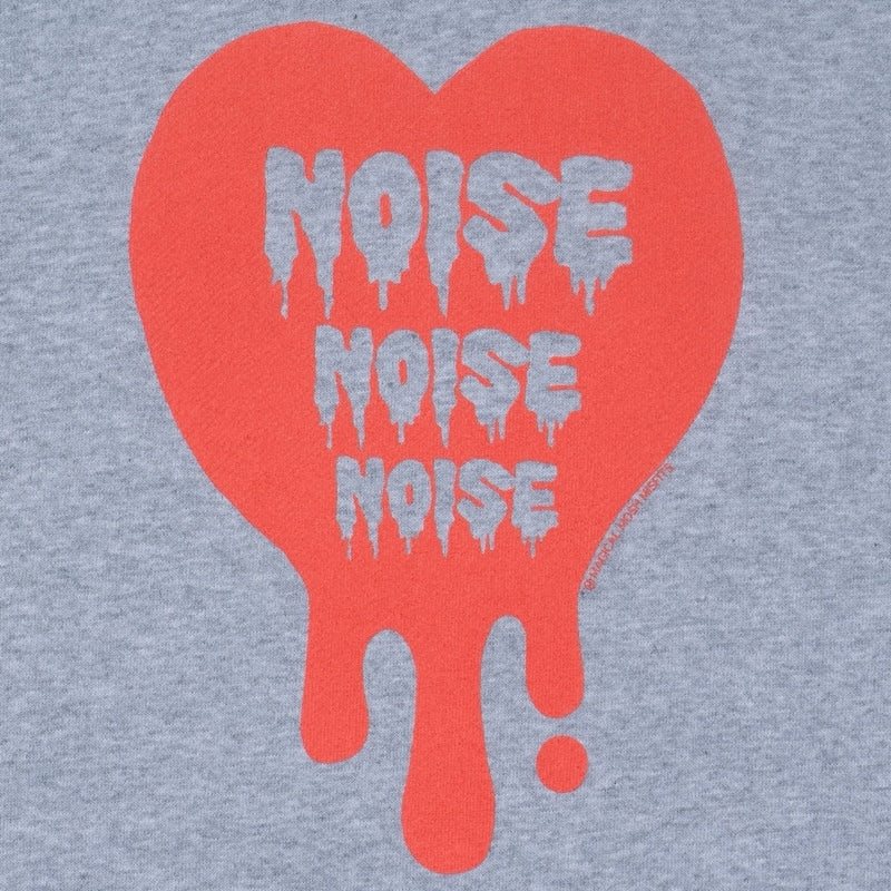 MxMxM パーカー NOISEどろ~ん HOODIE (Gray / Red) 商品画像 フロントプリント