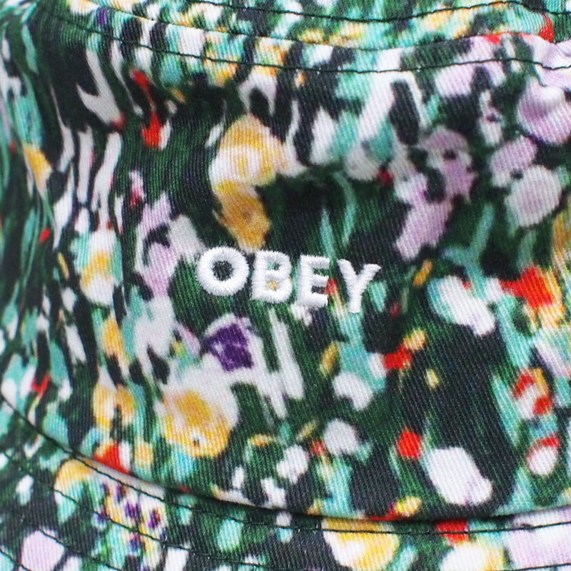 OBEY ハット "BOLD TWILL BUCKET HAT" (Black)