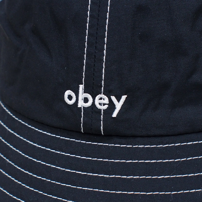 OBEY ハット "NOVIO NYLON BUCKET HAT" (Black)