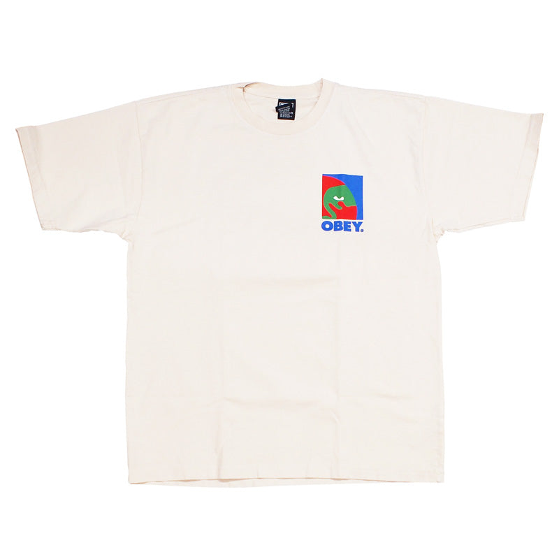 OBEY　Tシャツ　"OBEY CIRCULAR ICON HEAVYWEIGHT BOX TEE"　(Sago)