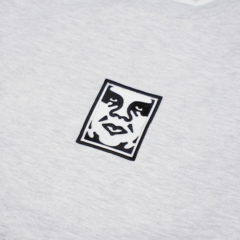 OBEY クルースウェット "ICON EXTRA HEAVY CREW II" (Ash Gray)