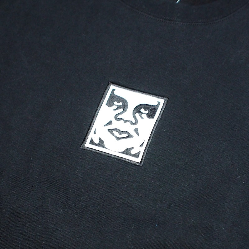 OBEY クルースウェット "ICON EXTRA HEAVY CREW II" (Black)