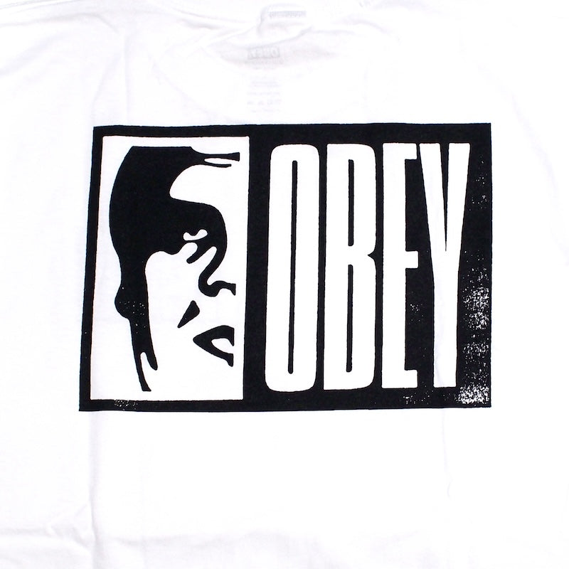 OBEY Tシャツ "OBEY HALF ICON CLASSIC TEE" (White)