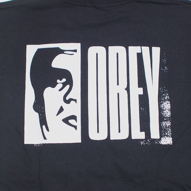 OBEY Tシャツ "OBEY HALF ICON CLASSIC TEE" (Vintage Black)