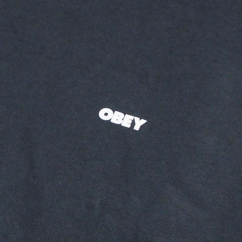 OBEY Tシャツ "OBEY BOLD ICON FACE PIGMENT TEE" (Pigment True Vintage Black)