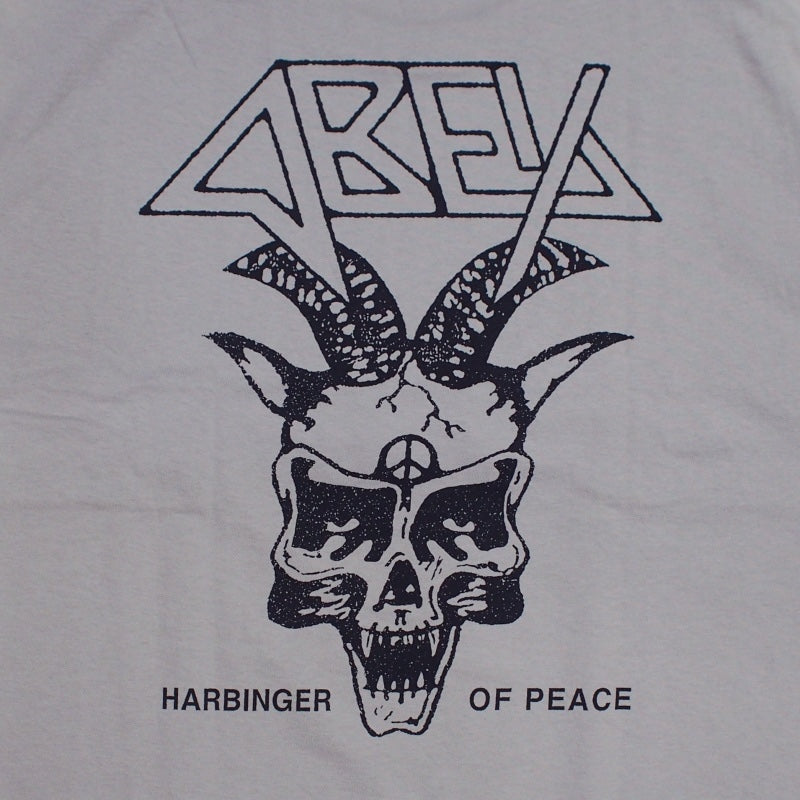 OBEY Tシャツ "OBEY HARBINGER OF PEACET CLASSIC TEE" (Silver Gray)