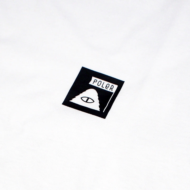 POLeR Tシャツ “SUMMIT RELAX FIT TEE" (White)
