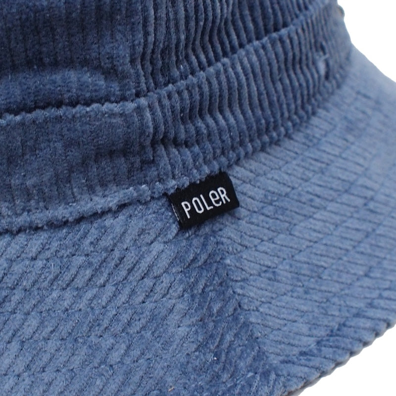 POLeR ハット "CORDUROY BELL HAT" (Lt.Blue)