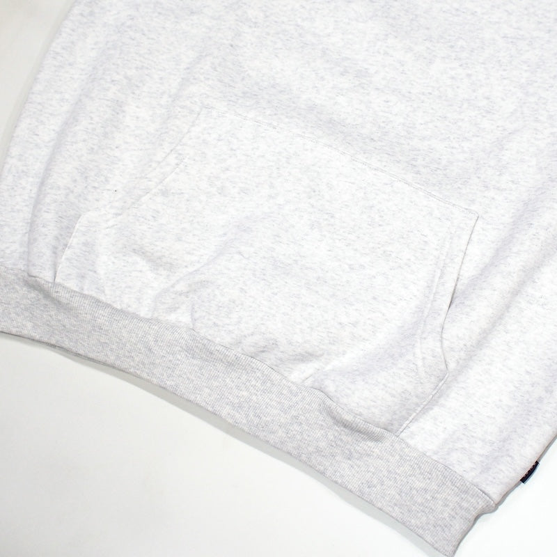 POLeR クルースウェット "FURRY HEART KANGAROO CREW SWEAT" (Ash)