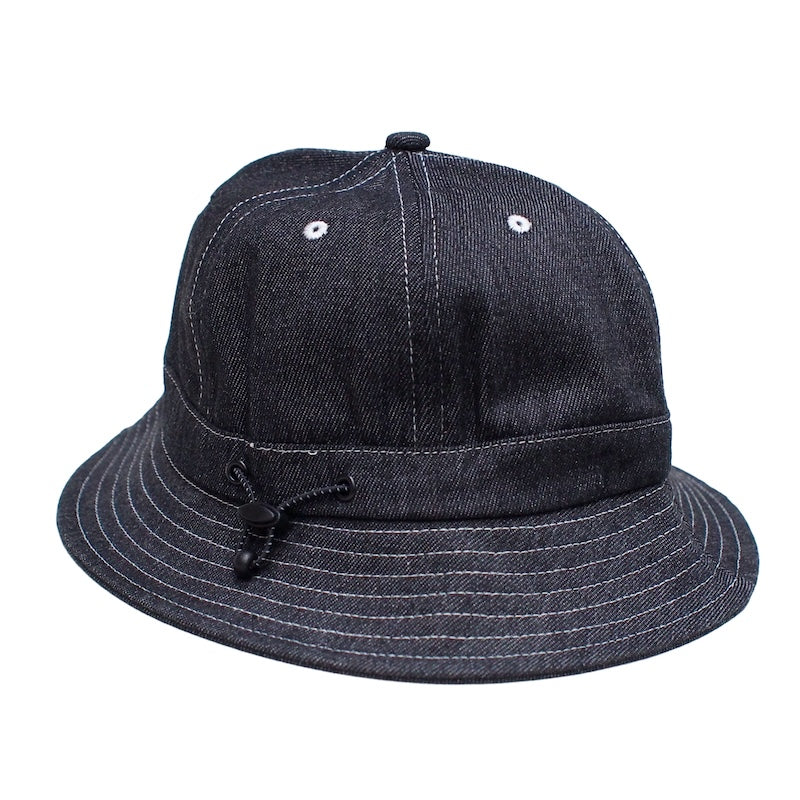 POLeR ハット "DENIM BELL HAT" (Black Denim)