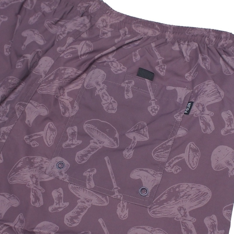 POLeR ショーツ "NYLON WIDE STUFF SHORTS" (Goomer Black)