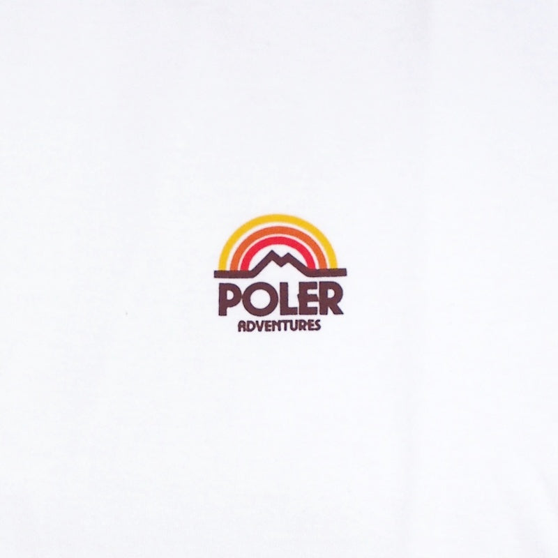 POLeR Tシャツ "RAINBOW RELAX FIT TEE" (White)
