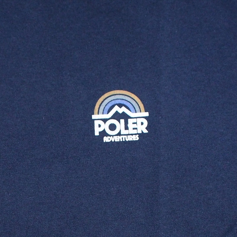 POLeR Tシャツ "RAINBOW RELAX FIT TEE" (Navy)